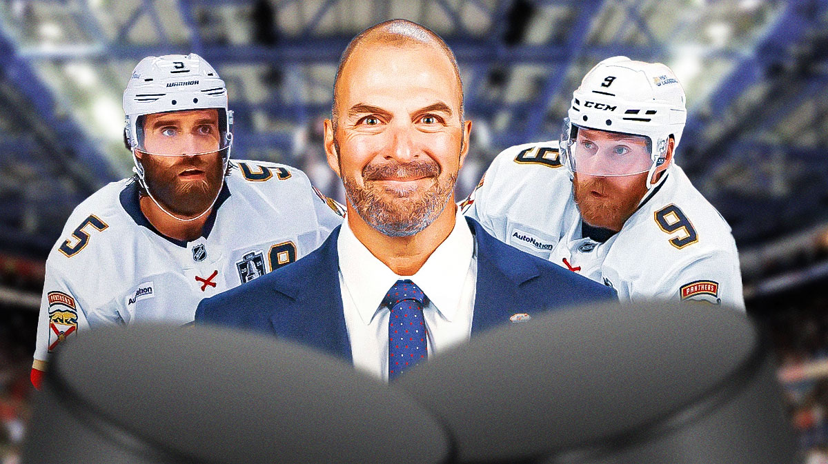 Bill Zito, Sam Bennett, and Aaron Ekblad