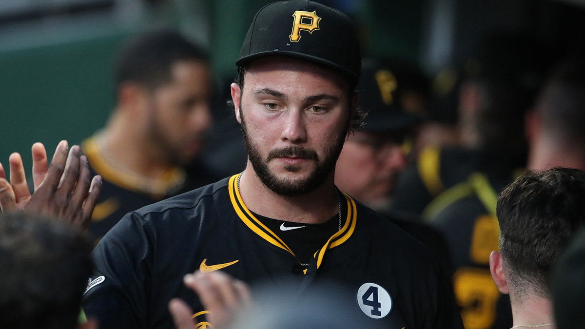 Pittsburgh Pirates starting pitcher Paul Skenes (30) high-fives in the dugout after pitching the eighth inning against the Houston Astros at PNC Park. Tarik Skubal Max Clark