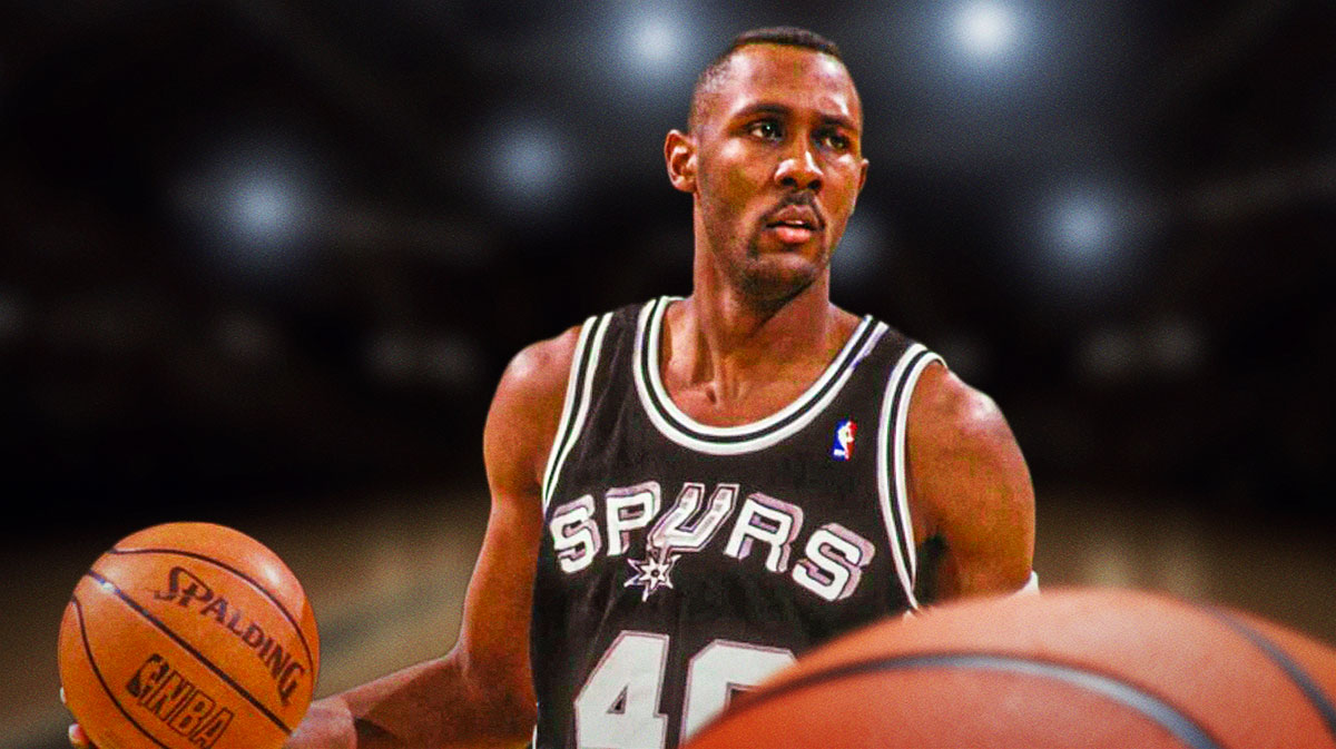 Willie Anderson playing for the Spurs.