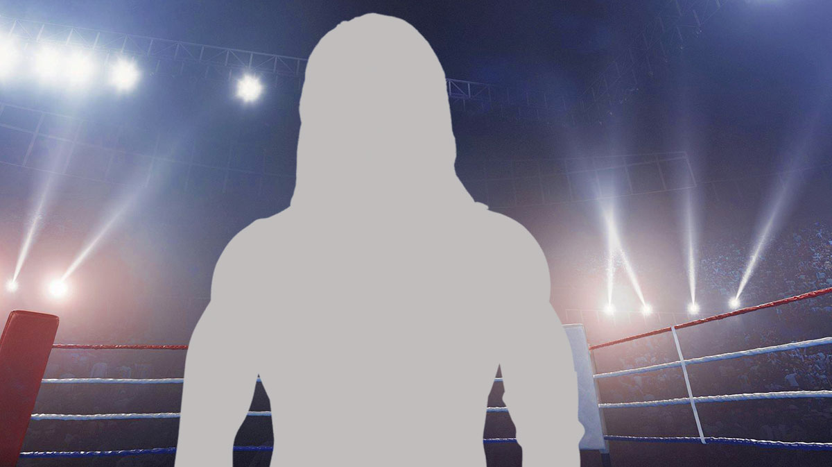 Silhouette of WWE Superstar R-Truth, who was released by the company in a surprising move.