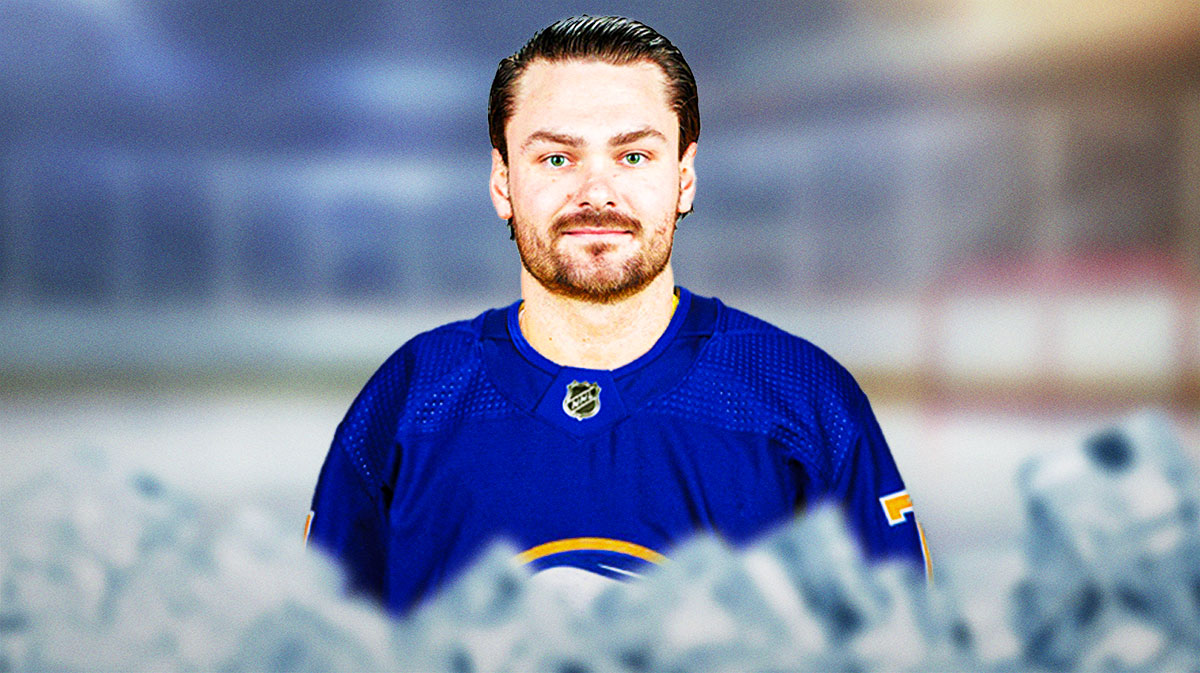 Viktor Arvidsson in a Sabres jersey.