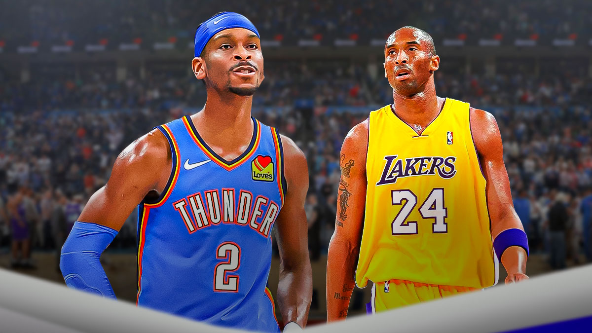 Shai Gilgeous-Alexander, Kobe Bryant, Oklahoma City Thunder, Los Angeles Lakers