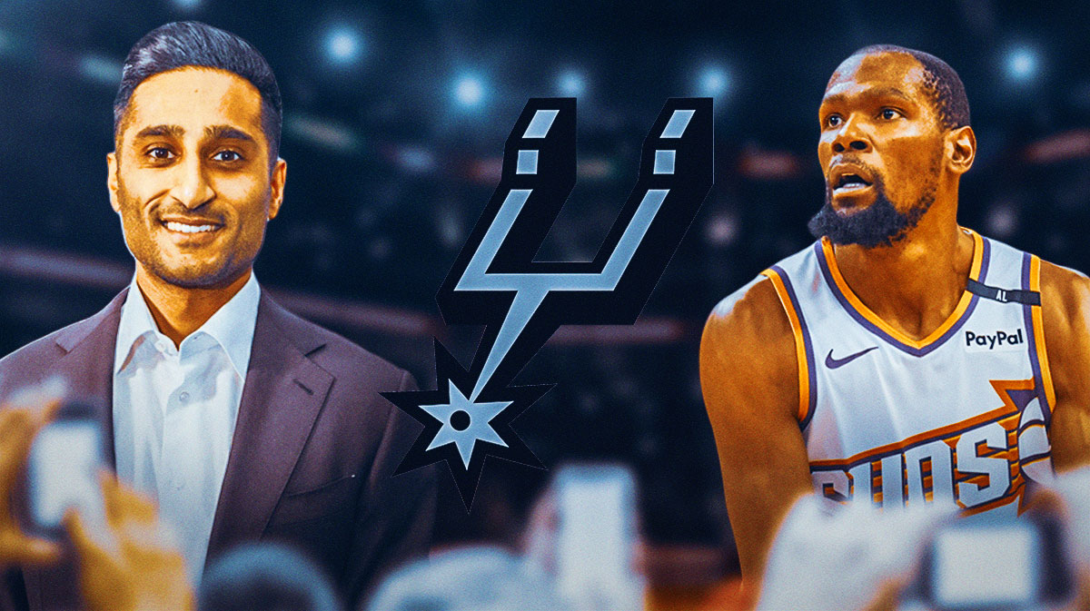 Shams Charania and Kevin Durant