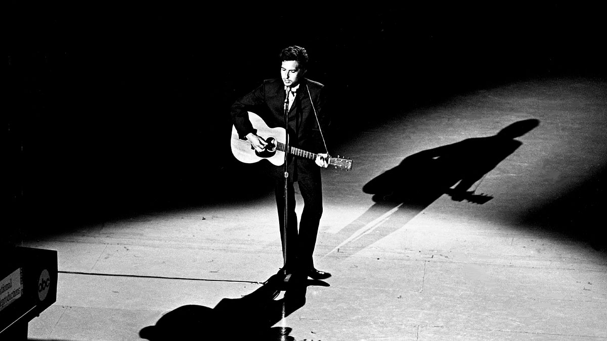 Singer Bob Dylan, who performed signature song The Times They Are A-Changin' on the 2025 Outlaw Fest tour.