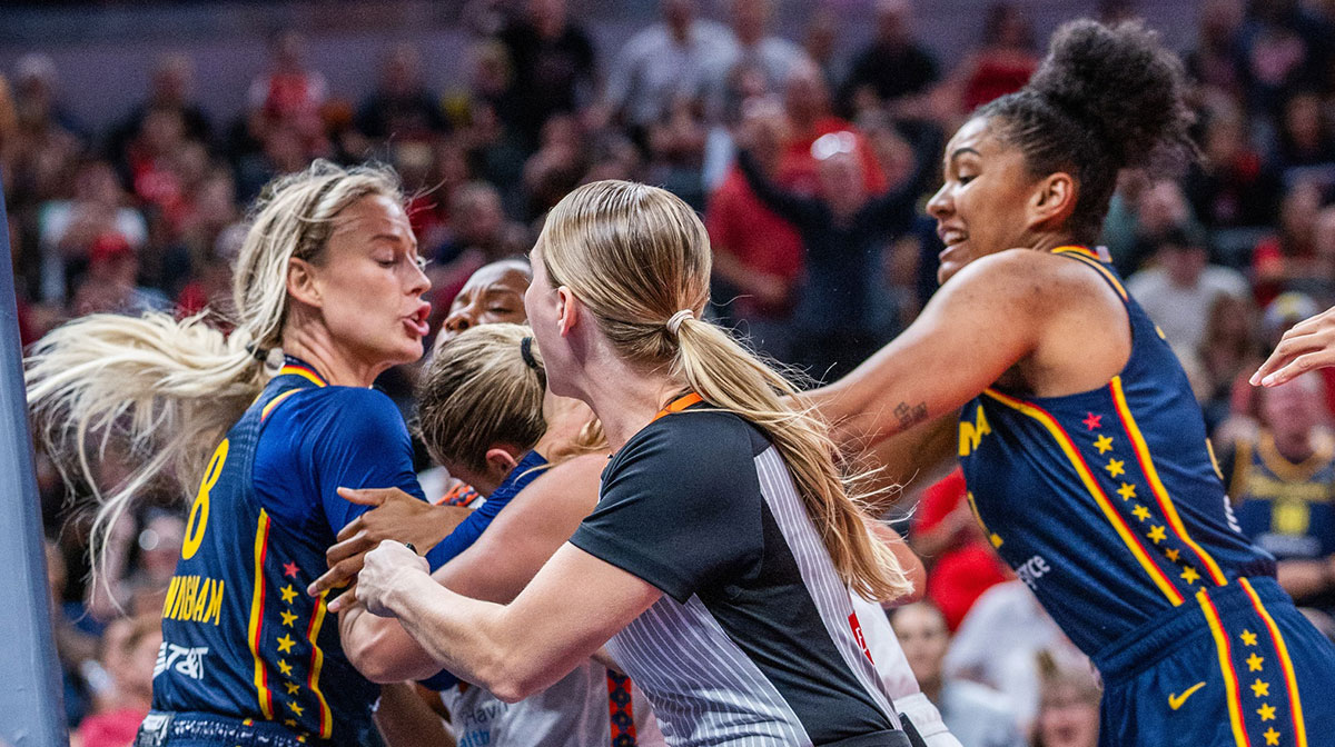 Sophie Cunningham, Marina Mabrey avoid suspensions after Fever-Sun clash