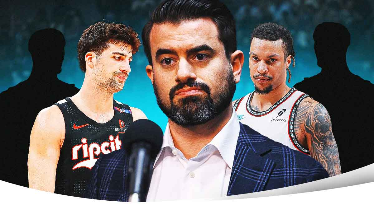 Deni Avdija, Grizzlies EVP/GM Zach Kleiman, Brandon Clarke