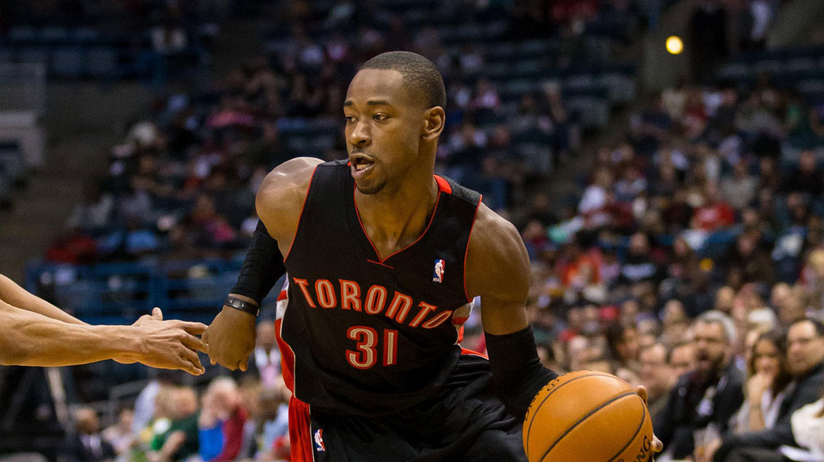 Toronto Raptors forward Terrence Ross (31) during the game against the Milwaukee Bucks at BMO Harris Bradley Center. Toronto won 102-98.