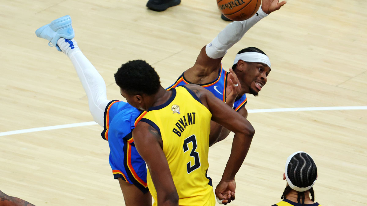 Thunder guard Shai Gilgeous-Alexander is fouled
