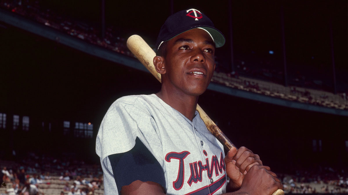 Minnesota Twins outfielder Tony Oliva poses for a portrait.