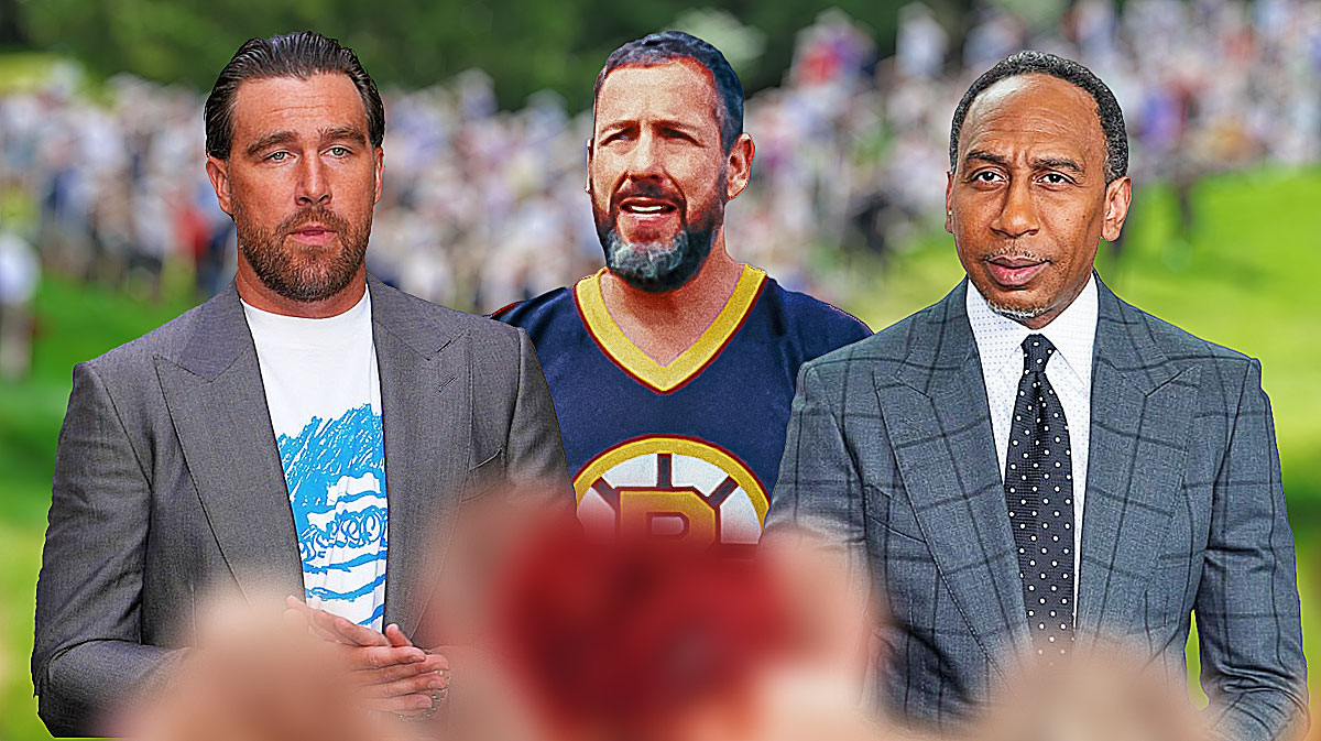 Happy Gilmore 2 stars whose cameos and roles shown in the trailer Travis Kelce, Adam Sandler, and Stephen A. Smith.