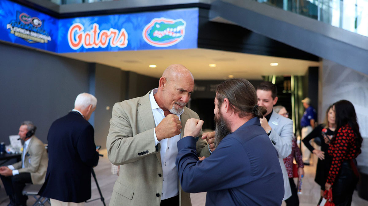 WWE Hall of Famer Goldberg, who is prepping for his last match against Gunther.