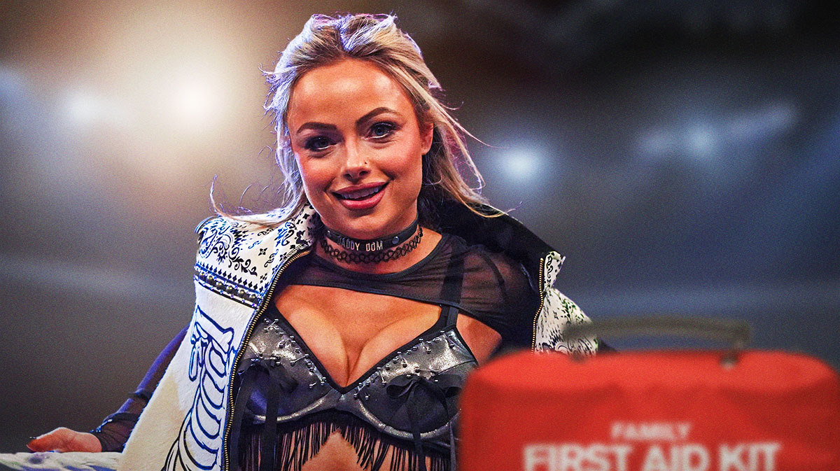 WWE Superstar Liv Morgan, who will miss several months of action due to her shoulder injury.
