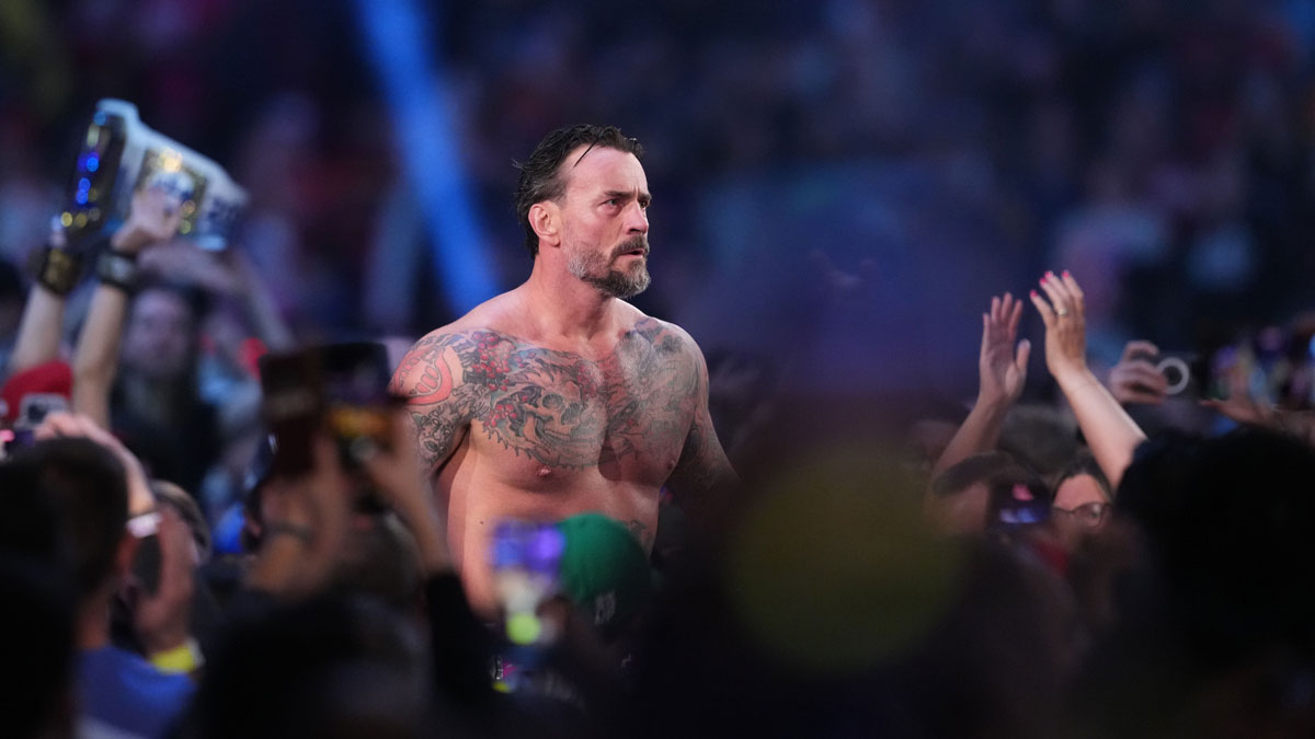 WWE star CM Punk, who got booed in Saudi Arabia.