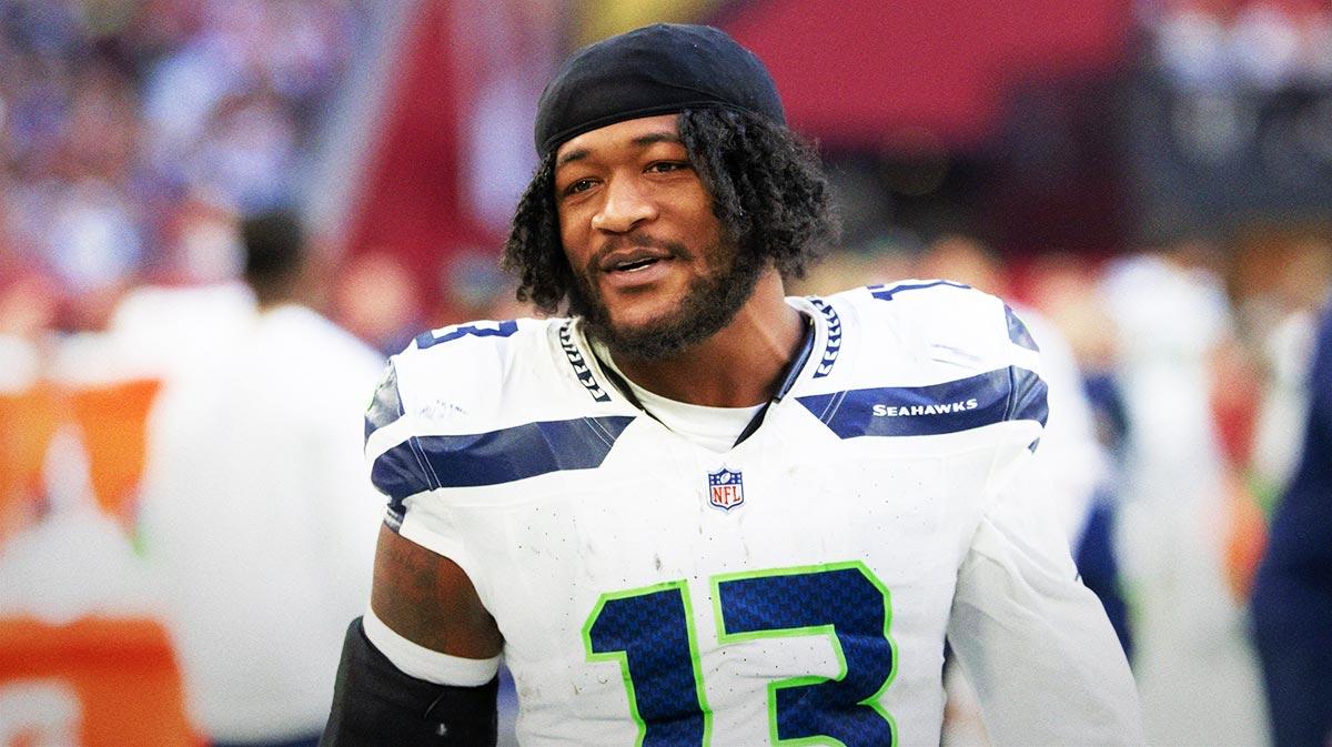 Dec 8, 2024; Glendale, Arizona, USA; Seattle Seahawks linebacker Ernest Jones IV (13) against the Arizona Cardinals at State Farm Stadium. Mandatory Credit: Mark J. Rebilas-Imagn Images
