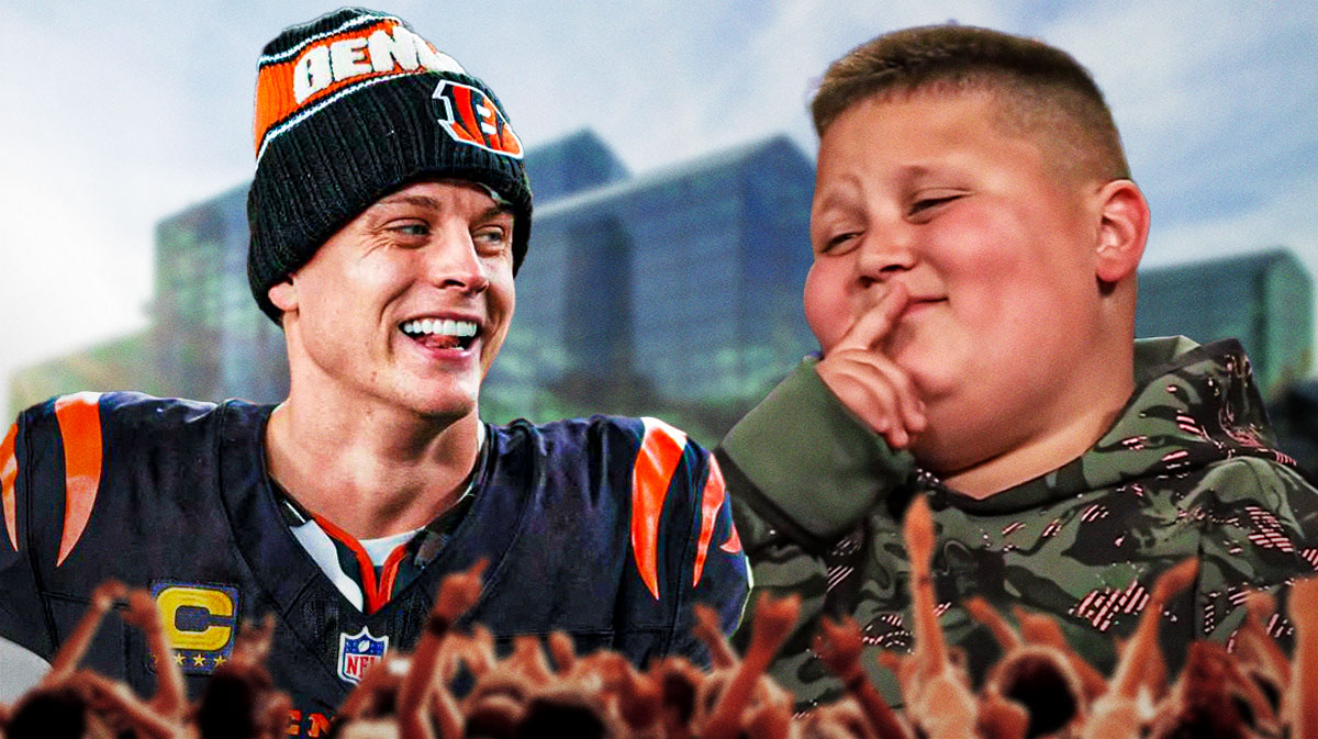 Cincinnati Bengals star Joe Burrow and The Rizzler.