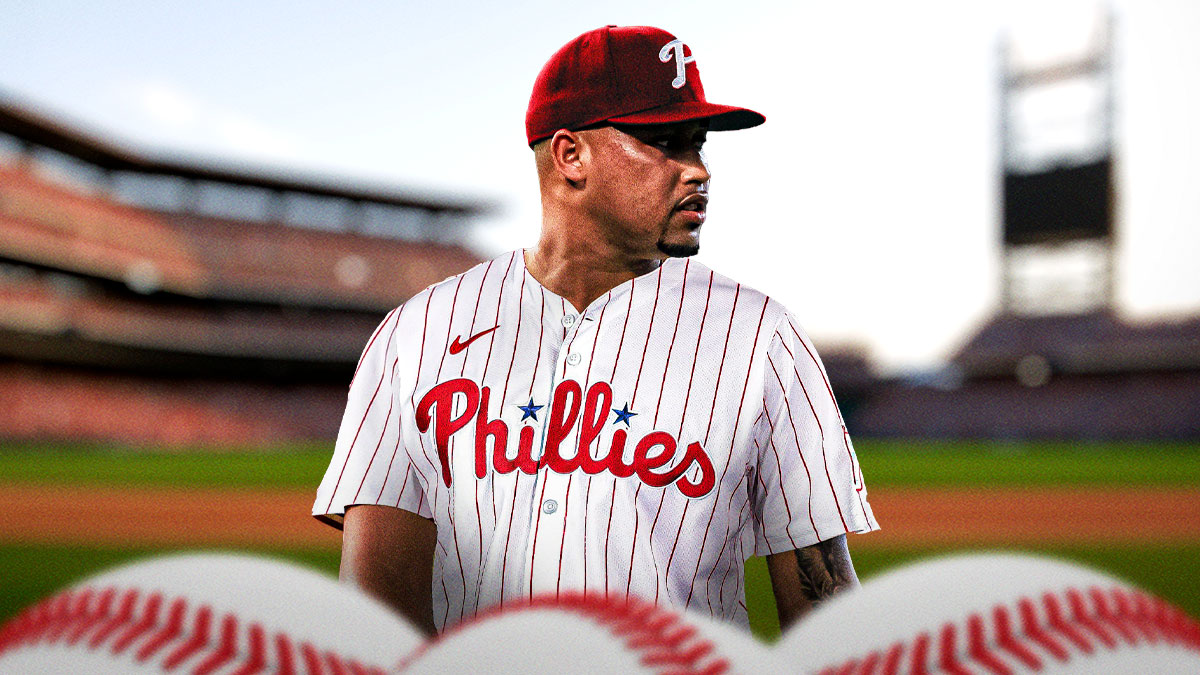 Jhoan Duran in Phillies jersey