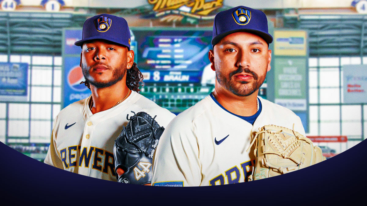 Nestor Cortes and Freddy Peralta with Brewers