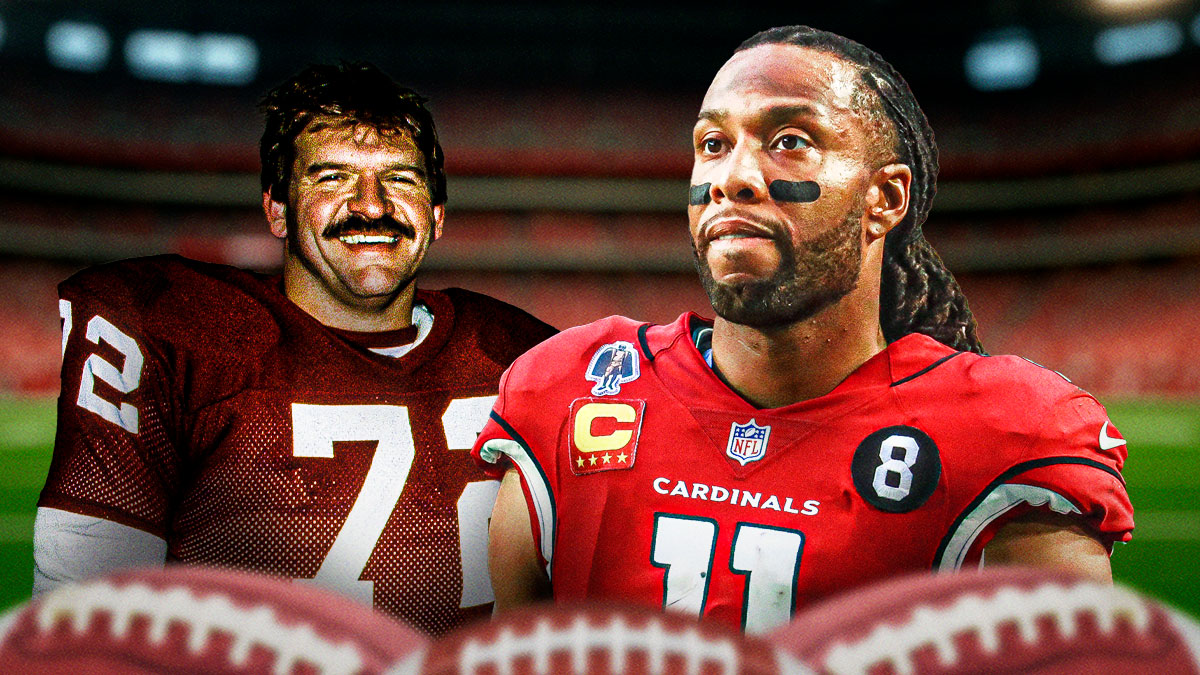 Dan Dierdorf and Larry Fitzgerald, Cardinals