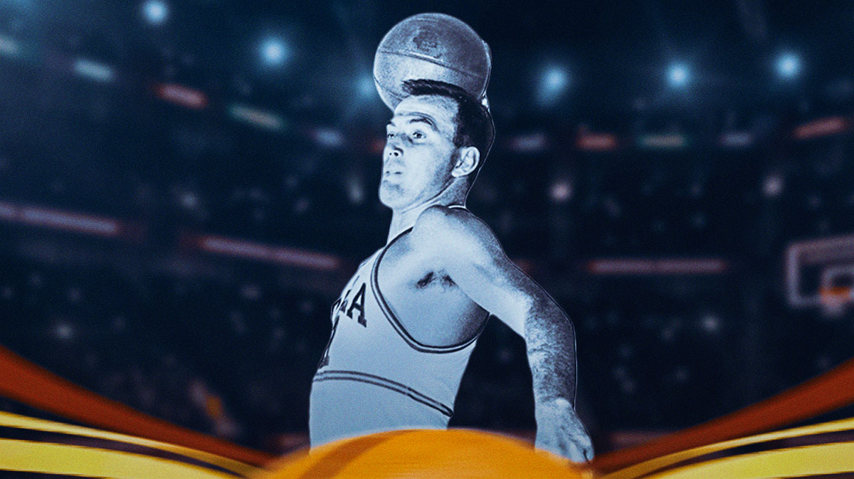 Paul Arizin playing for the Philadelphia Warriors.