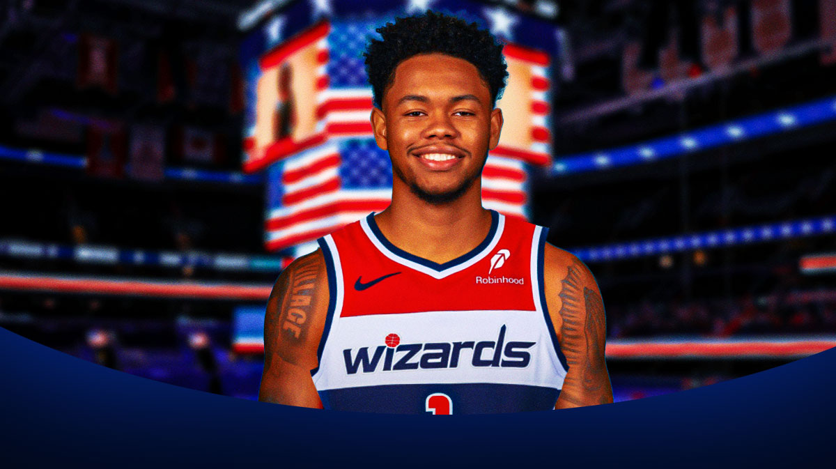 Anfernee Simons photoshopped in Wizards jersey with number