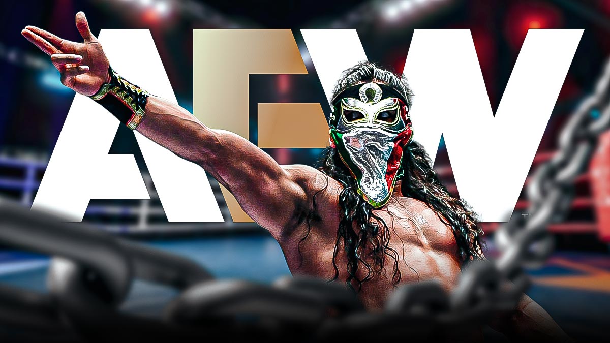 Bandido in an AEW wrestling ring