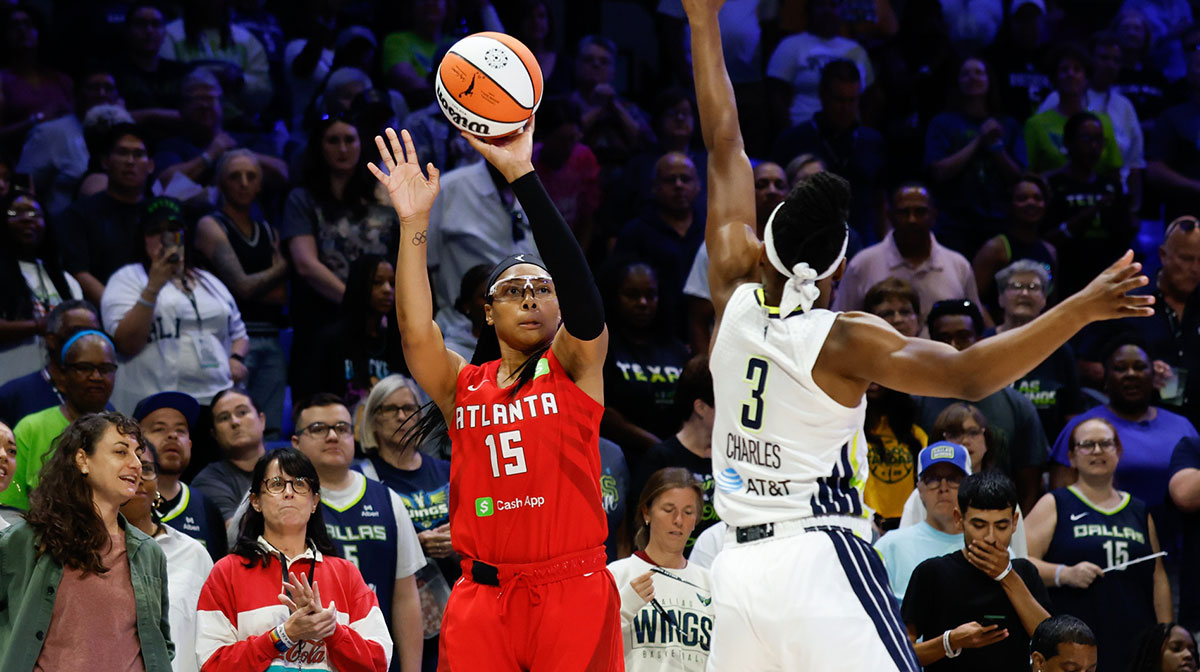 Dream’s Allisha Gray proves her fancy footwork extends off the court