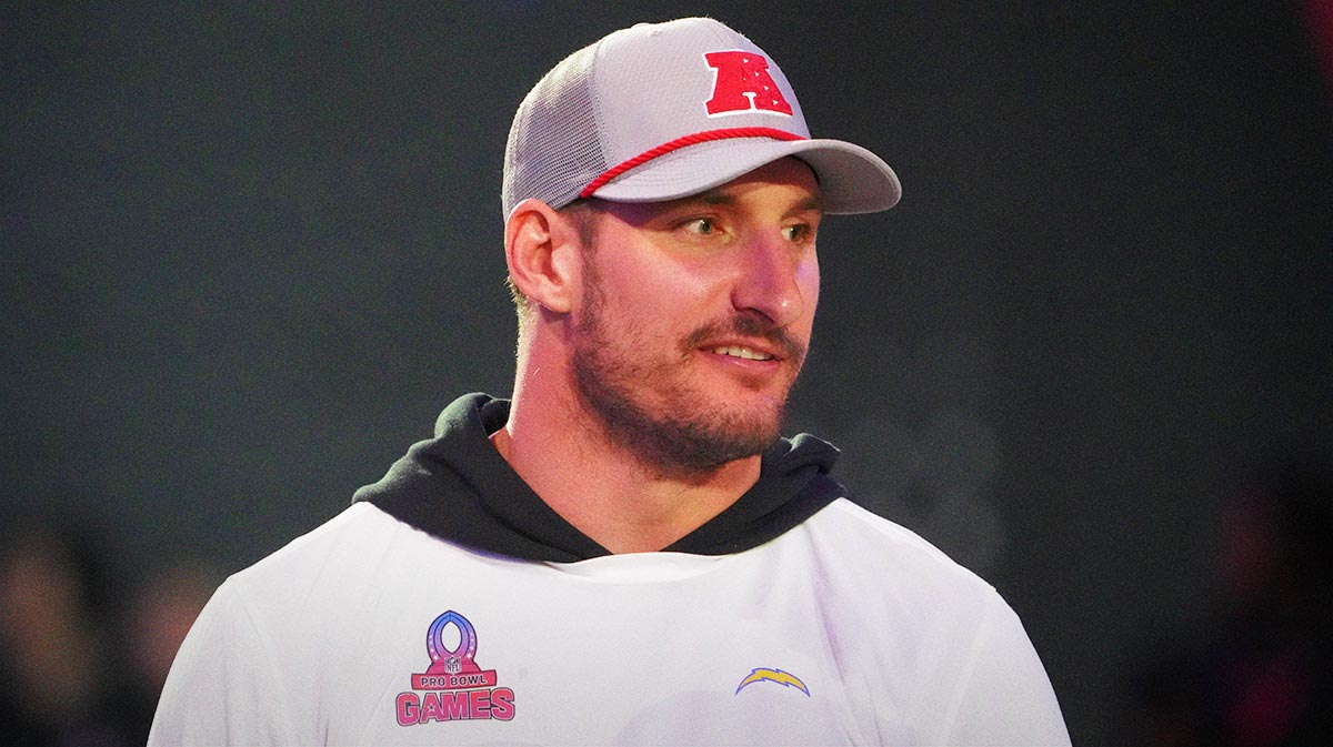 AFC linebacker Joey Bosa during the Pro Bowl Skills Challenge at Nicholson Fieldhouse