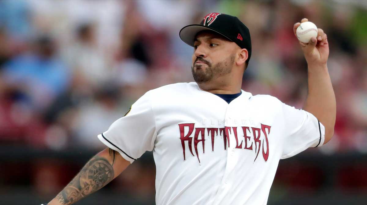 Brewers pitcher Nestor Cortes (20) starts for the Wisconsin Timber Rattlers