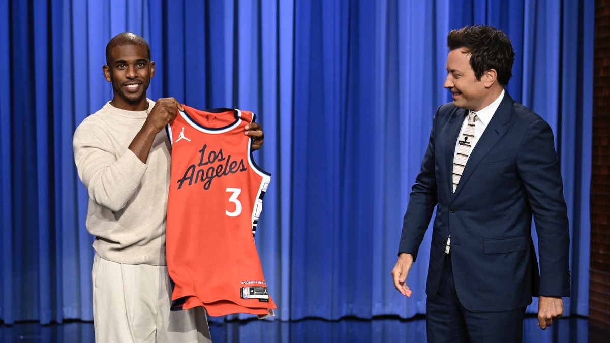 The Tonight Show Starring Jimmy Fallon with guest LA Clippers guard Chris Paul
