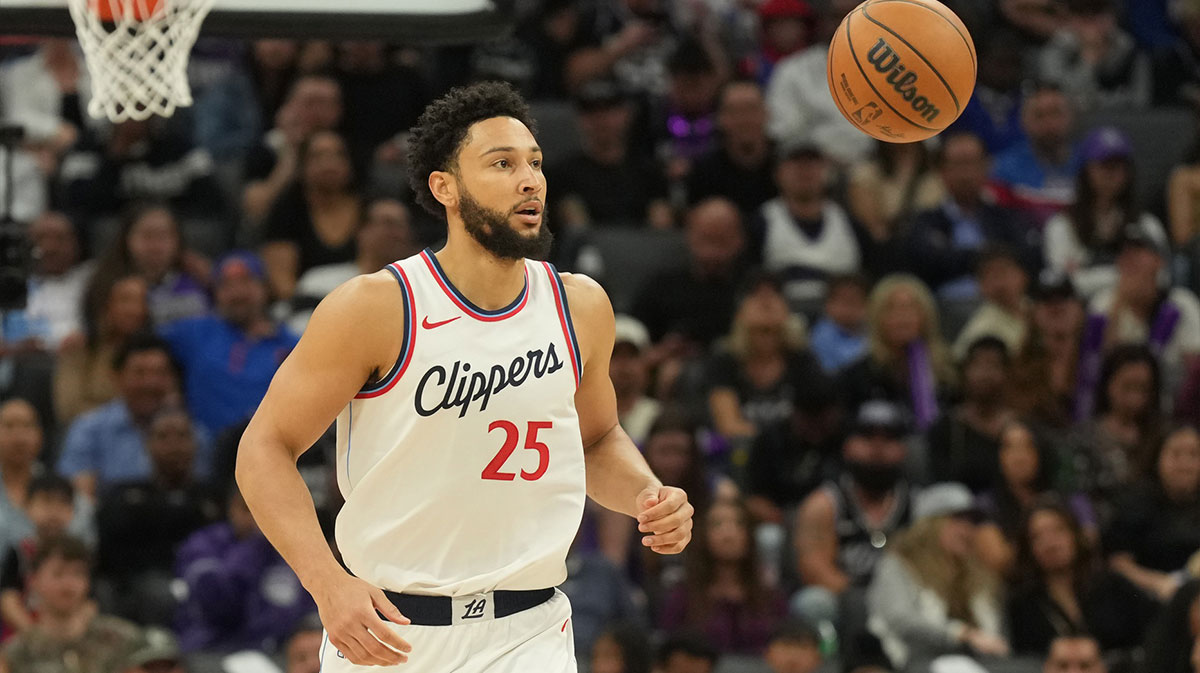 Los Angeles Clippers guard Ben Simmons (25) during the third quarter against the Sacramento Kings at Golden 1 Center.