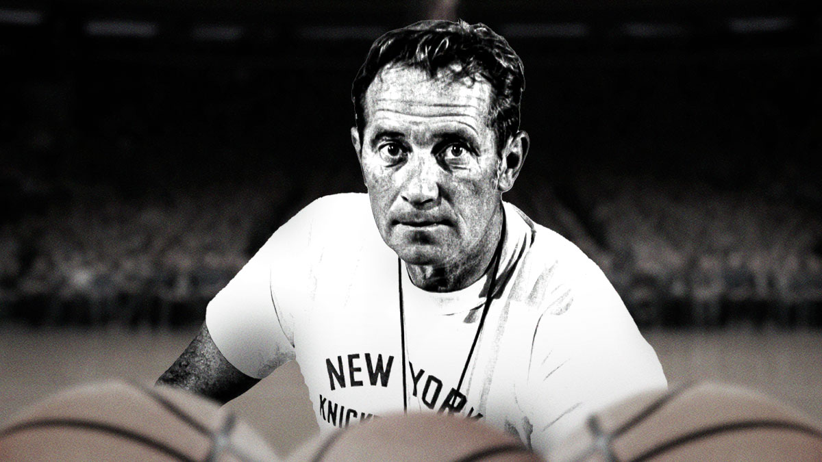 Dick McGuire playing for the Knicks.