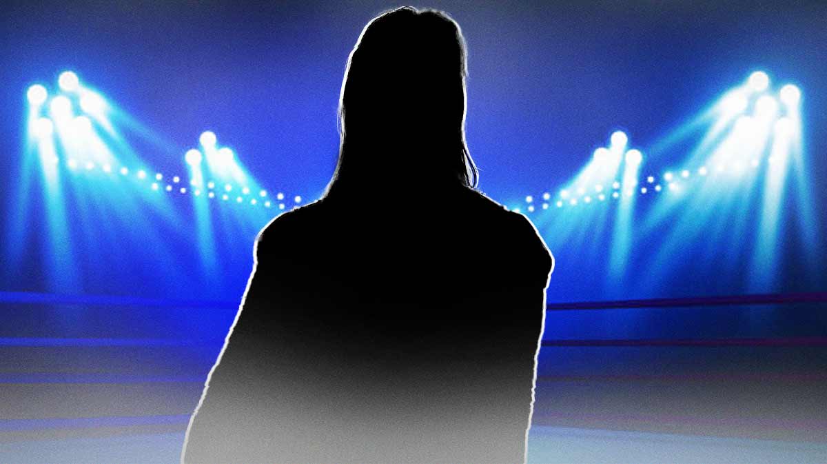 Silhouette of WWE star Dominik Mysterio, who may debut a new look.