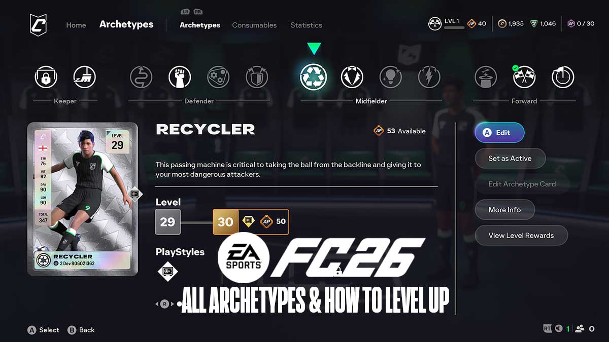 EA FC 26 All Archetypes & How to Level Up