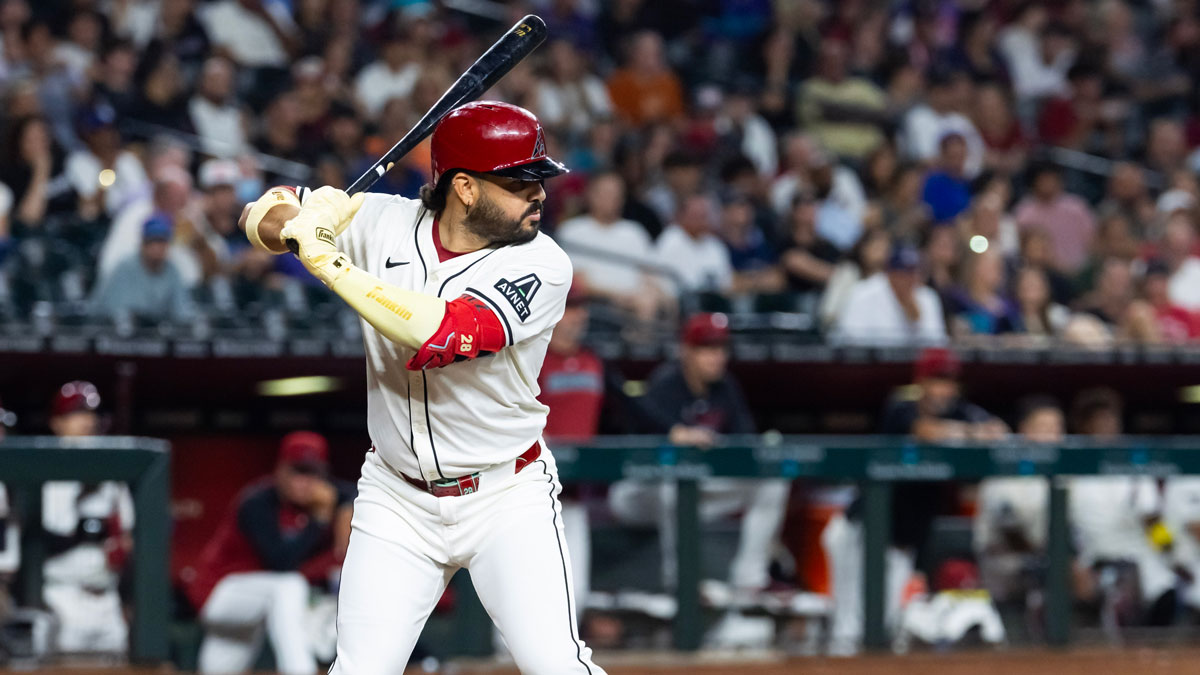 Arizona Diamondbacks designated hitter Eugenio Suarez against the Houston Astros at Chase Field.
