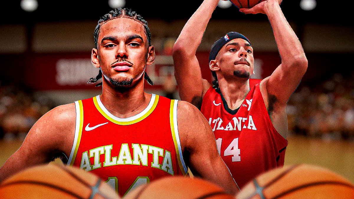 Hawks' Asa Newell at NBA Summer League