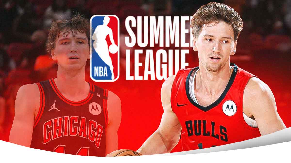 Bulls' forward Matas Buzelis at 2025 NBA Summer League