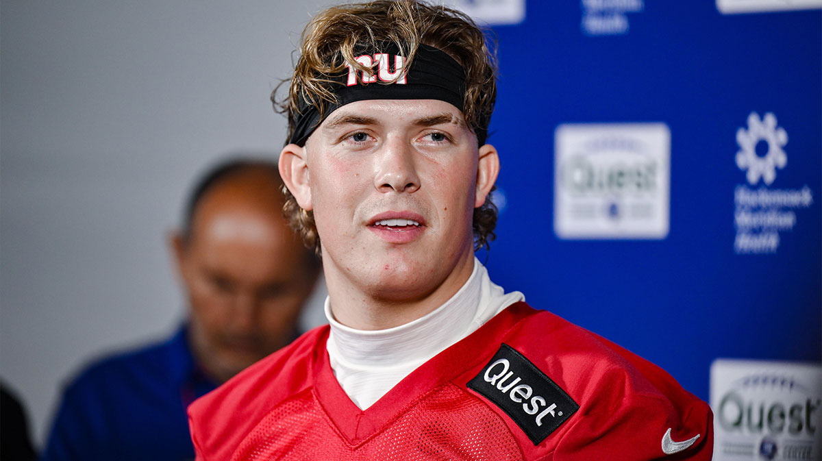 New York Giants rookie quarterback Jaxson Dart.