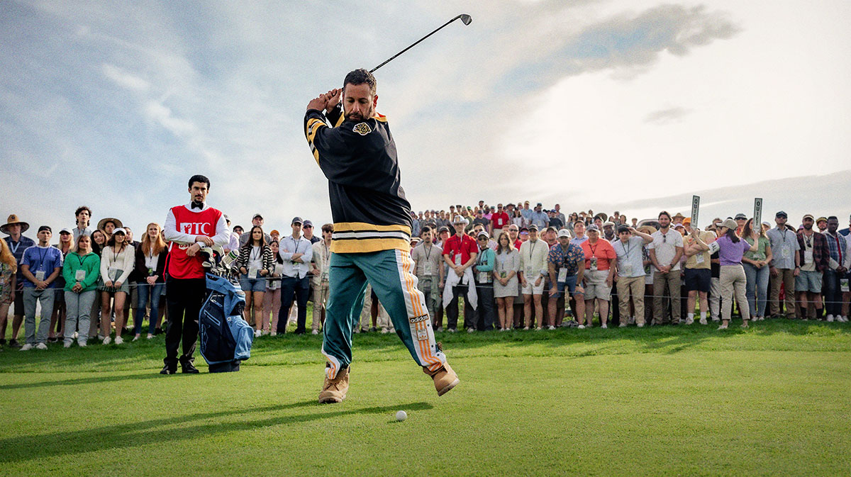 Adam Sandler in Netflix's new movie Happy Gilmore 2.