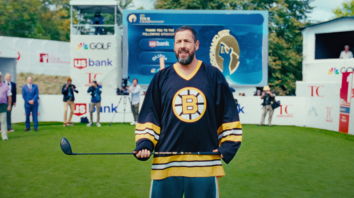 Adam Sandler in Netflix's new movie Happy Gilmore 2.