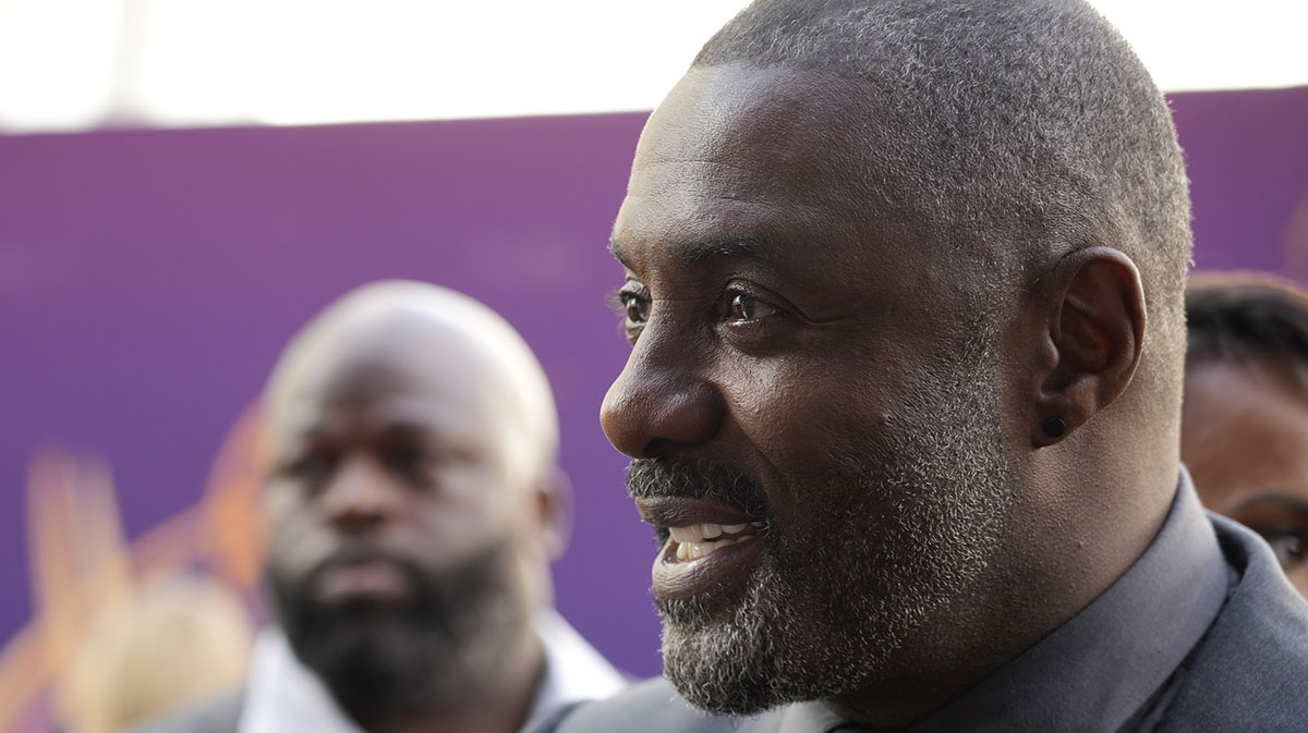 Heads of State star Idris Elba, who named his co-star John Cena to his WWE Mount Rushmore.