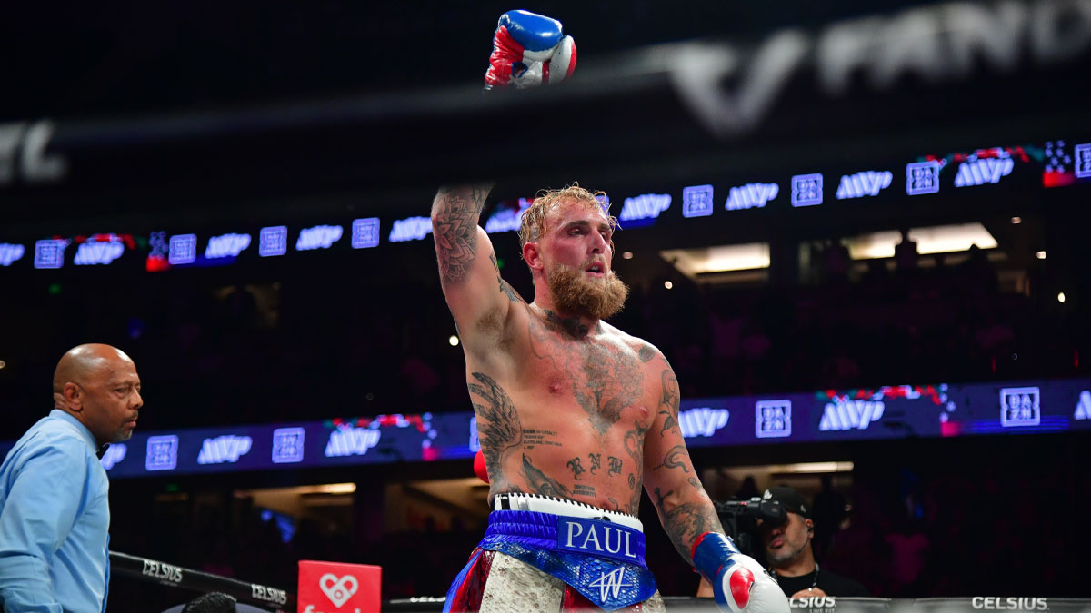 Jake Paul, who believes he is banned from the company, the brother of WWE Superstar Logan Paul, after his boxing match against Julio Cesar Chavez Jr.