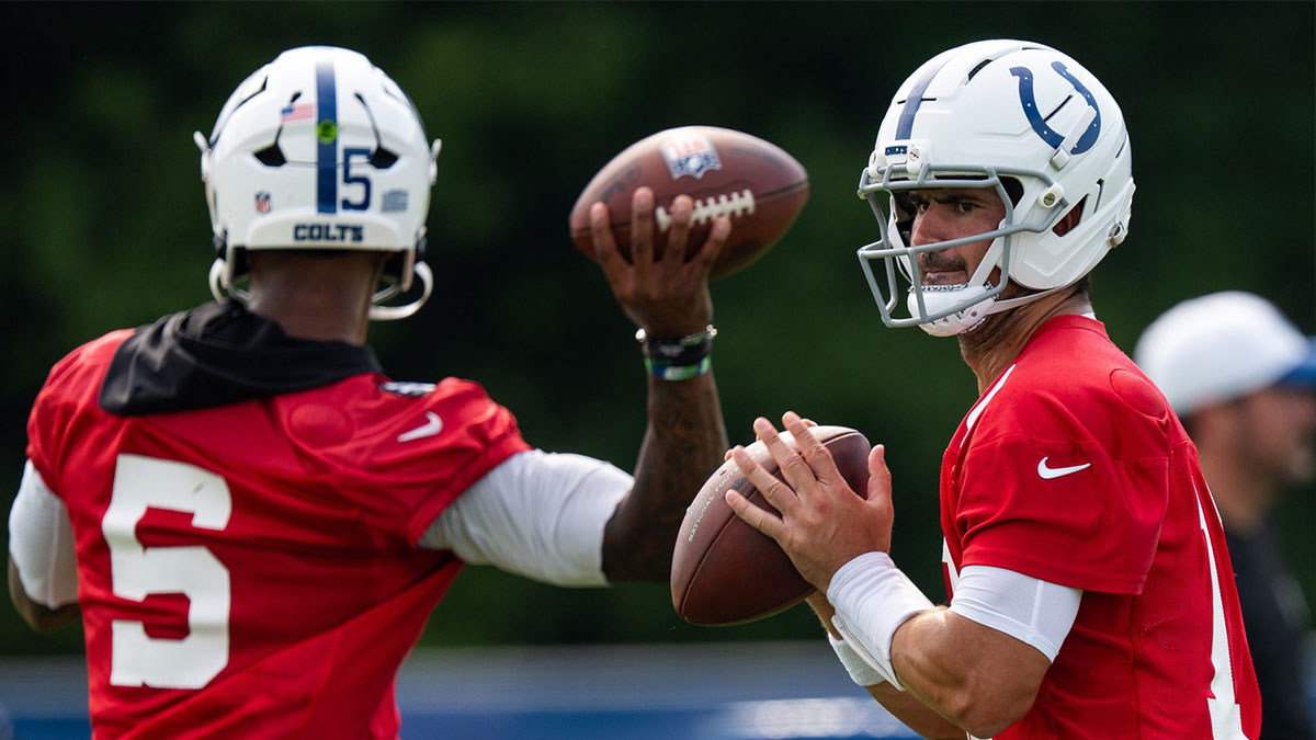 Shane Steichen labels Colts’ quarterback battle as ‘neck-and-neck’