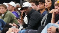 Sports agent Rich Paul watches in the second half of the game between the Sacramento Kings and the LA Clippers at Intuit Dome