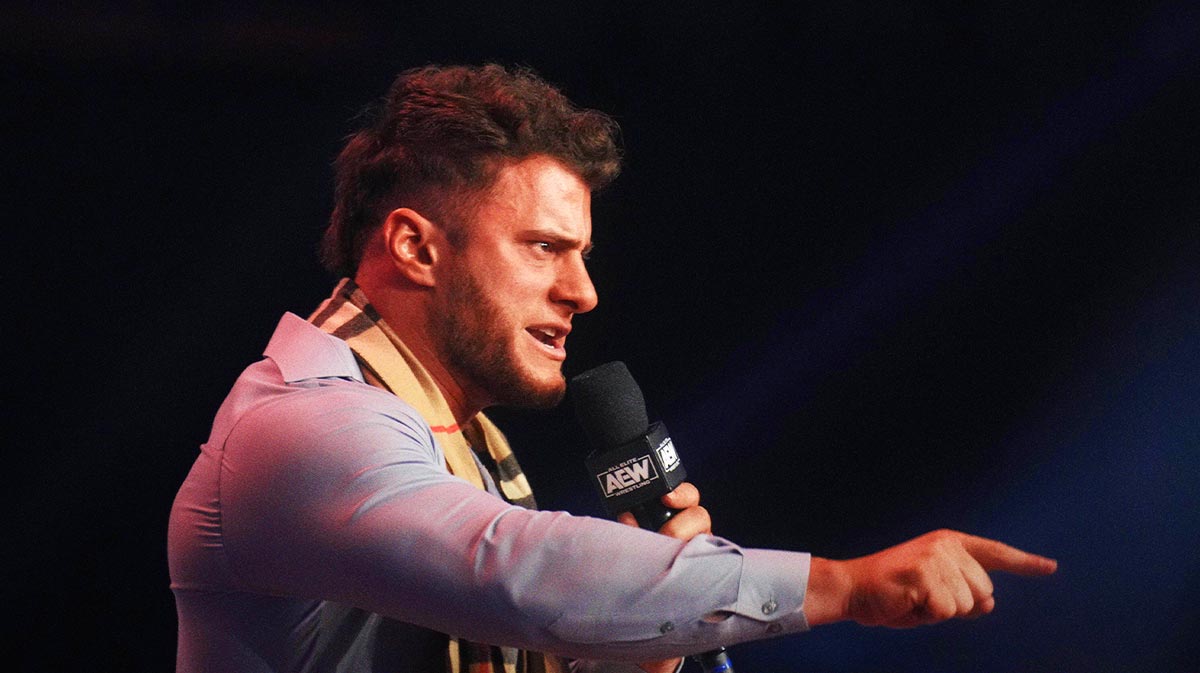 MJF on AEW Dynamite on February 22, 2023.