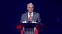 MLB Commissioner Rob Manfred opens the MLB Draft at The Coca-Cola Roxy.