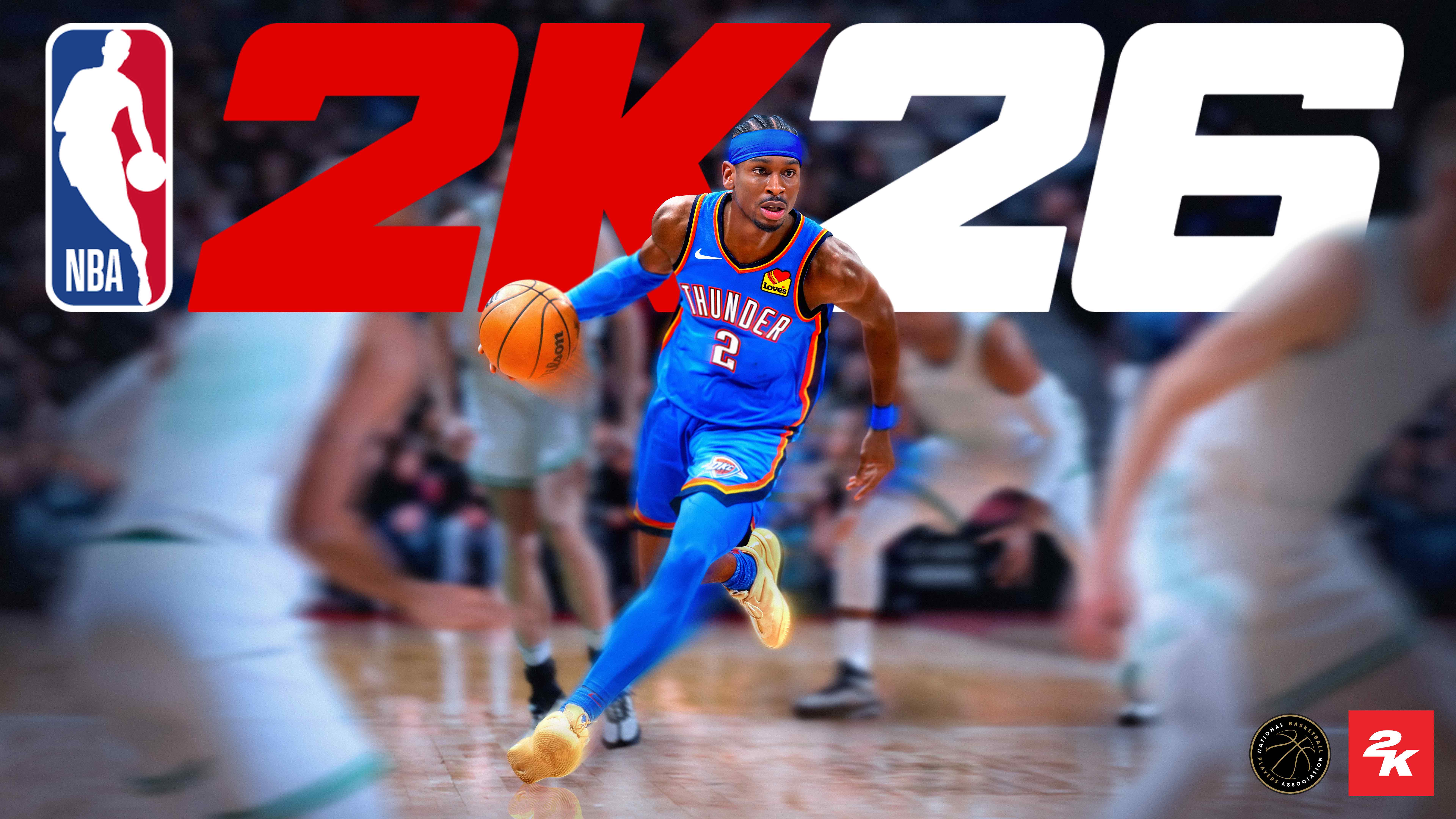 NBA 2K26 Cover, Shai Gilgeous-Alexander, Oklahoma City Thunder