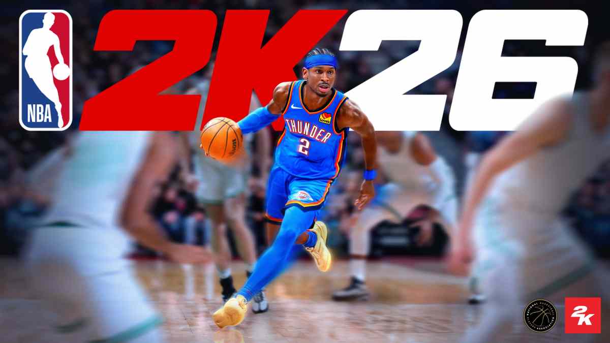 NBA 2K26 Cover, Shai Gilgeous-Alexander, Oklahoma City Thunder
