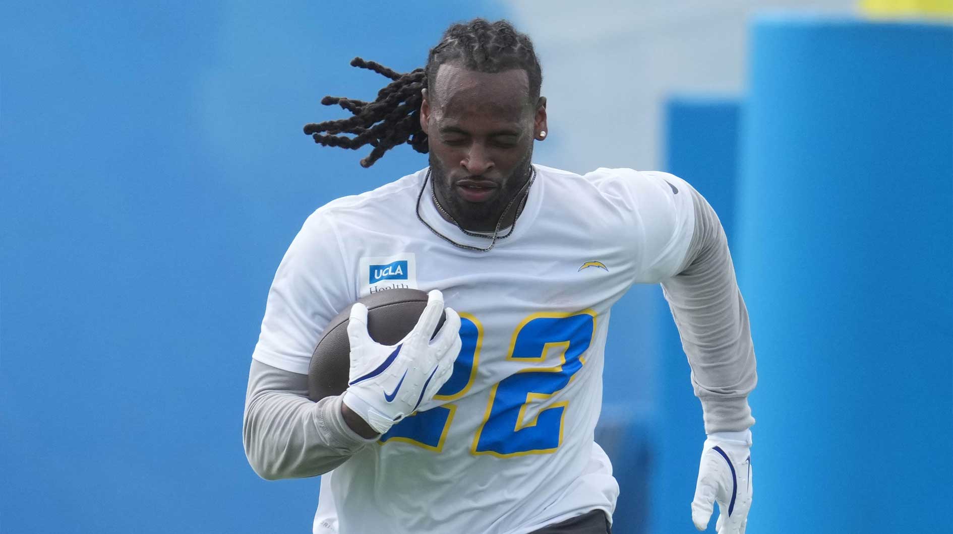 Chargers’ Jim Harbaugh gives cryptic Najee Harris injury update after fireworks debacle