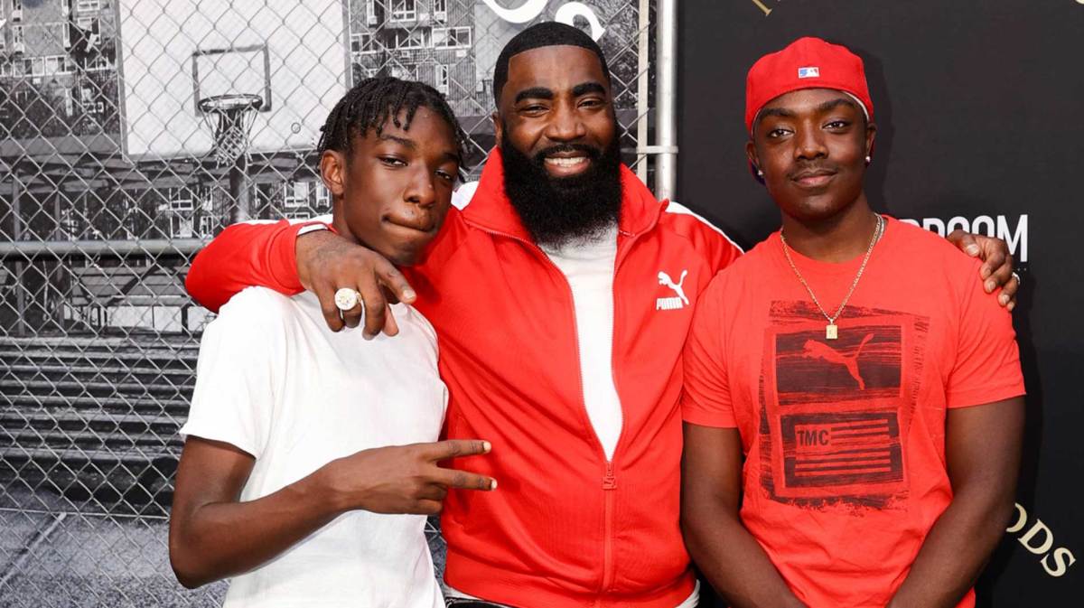 God Shammgod and his guests attend the NYC Point Gods Premiere at The Midnight Theatre.