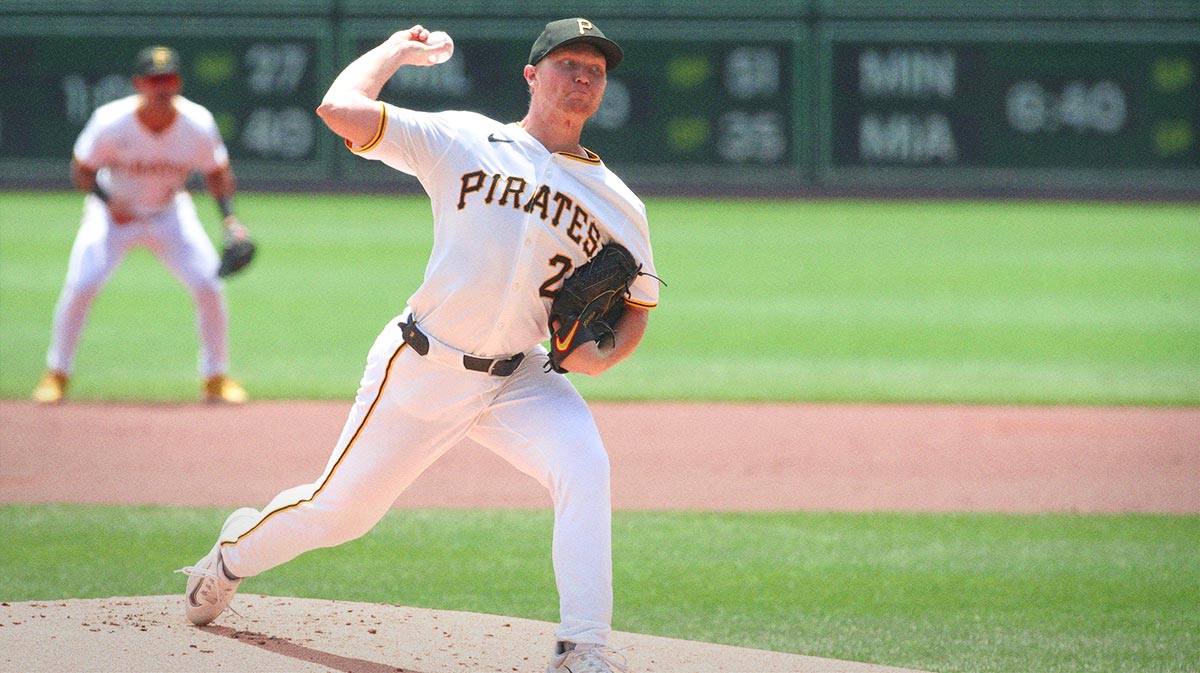 Pittsburgh Pirates starting pitcher Mitch Keller (23) delivers a pitch against the St. Louis Cardinals during the first inning at PNC Park.